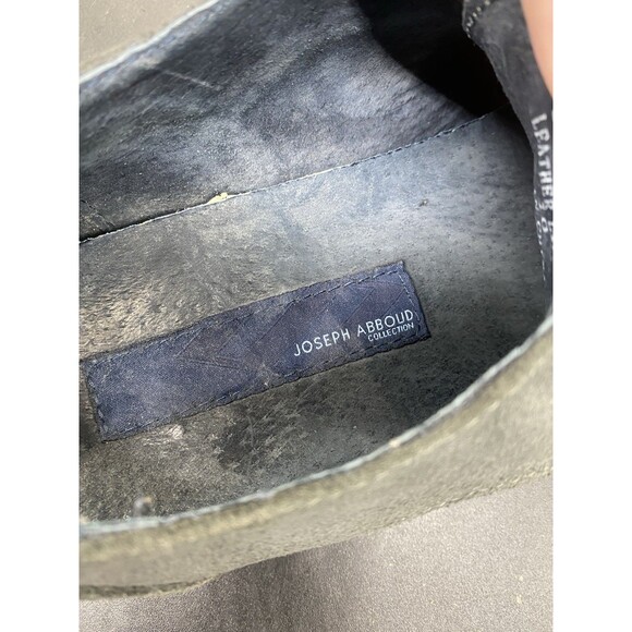 Joseph Abboud Collection Oxford Men’s Size 10 Gray Leather Cap Toe Lace Up Shoe - Picture 8 of 8